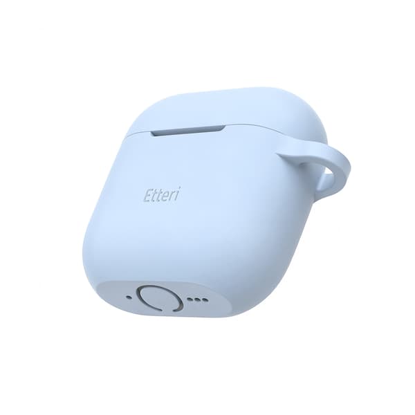 Etteri silikonfodral för AirPods 4 ljusblå