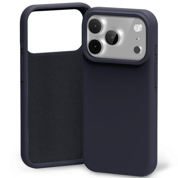 Mercury silikonfodral för iPhone 17 Pro / 18 Pro marinblå