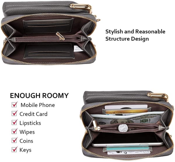 Elegant crossbody-mobiltelefonväskor|rosa