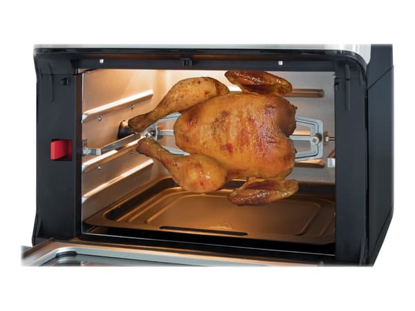 ProfiCook PC-FR 1200 H Airfryer 1500W Rustfrit stål/svart