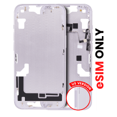 Mellanstomme med smådelar för iPhone 14 (amerikansk version) (Aftermarket Plus) (lila) lila