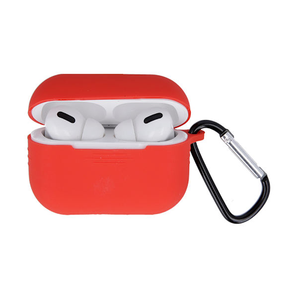 Case for Airpods Pro red with hook