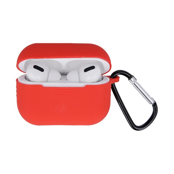 Fodral för Airpods Pro rött med krok