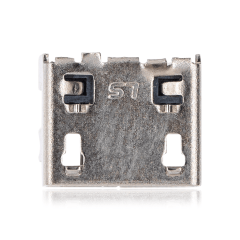 Laddport lödning krävs - 05 Pin - Micro B - 4 fästpunkter (C130)