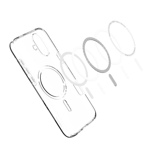 Spigen Liquid Crystal Mag Magsafe-skal till iPhone 16 Plus 6,7\" transparent