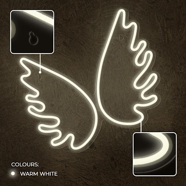 Neon PLEXI LED WINGS vit FPNE09X Forever Light