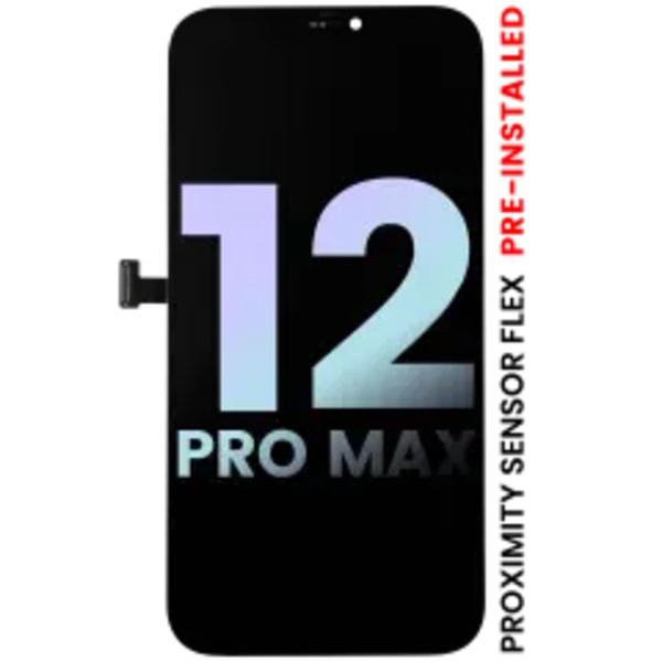 OLED-enhet med närhetssensorflex förmonterad för iPhone 12 Pro Max (Service Pack)