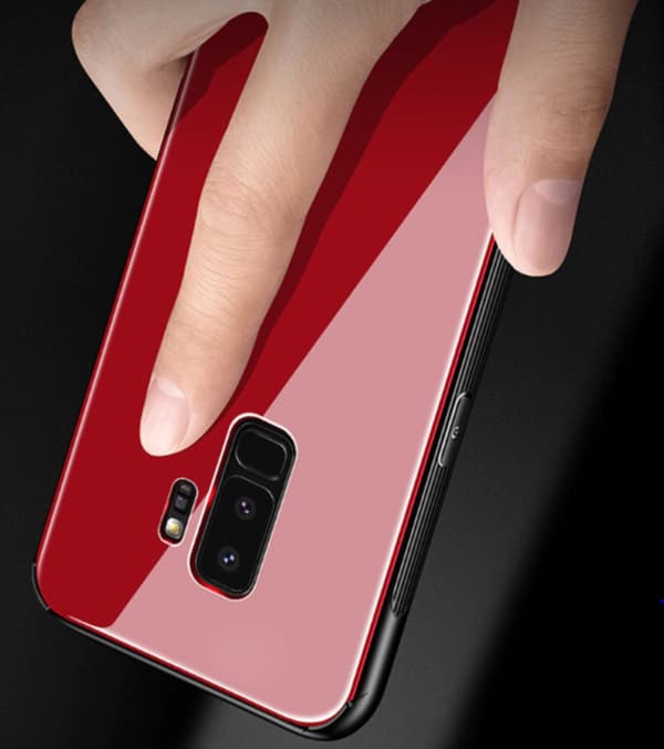 Glas fodral För Samsung Galaxy S9