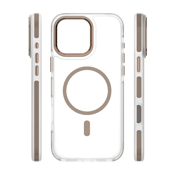 Etteri Icy Mag skal för iPhone 16 Pro guld gul