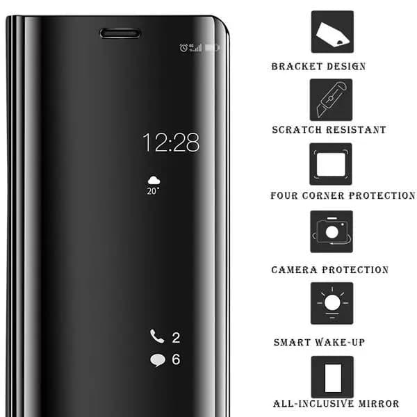 Flipfodral för Samsung S24 Plus – Blå transparent