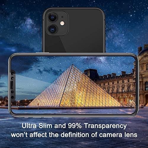2 st full täckning iPhone 11 / iPhone XR-skärmskydd