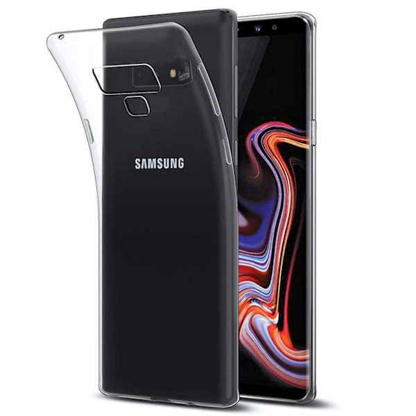 samsung note 9 silicon fodral Blå