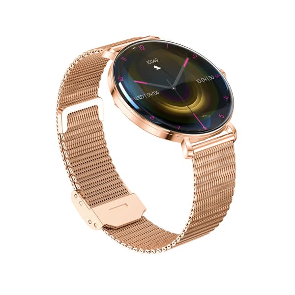 Forever Smartwatch Lucca SB-370 roséguld - Spotted Band gul