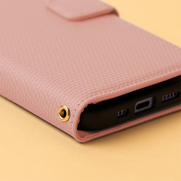 Smart Triangle-fodral för Honor 400 Lite rosa