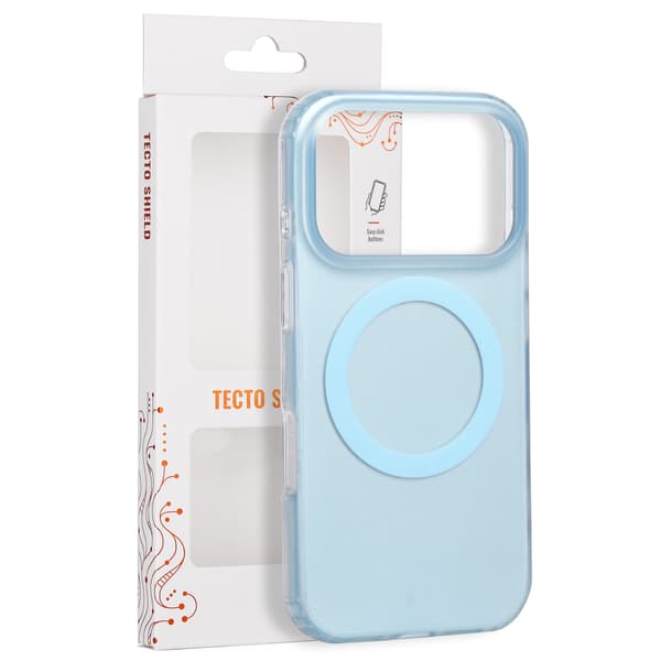 Tecto Shield Mistiq Mag-fodral för iPhone 17 Pro / 18 Pro blå blå