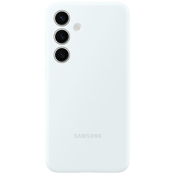 Samsung Silikonskal för Samsung Galaxy S24 Plus vit