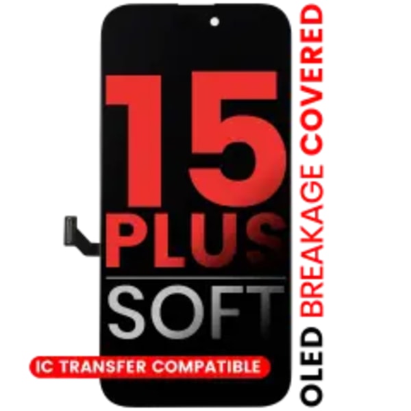 OLED-enhet för iPhone 15 Plus (Eftermarknad Pro: XO7 Soft)