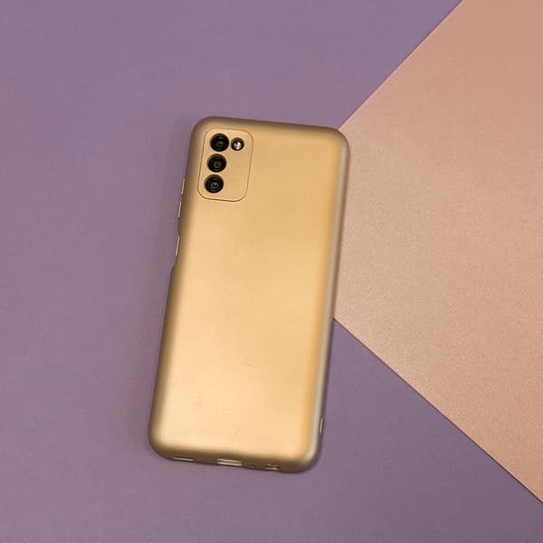 Metallfodral för Samsung Galaxy A25 5G (global) guld gul