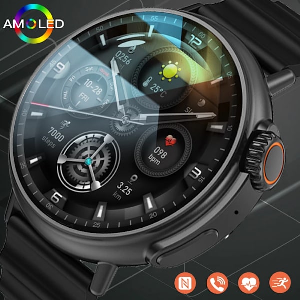 LIGE Smart Watch  med AMOLED skärm