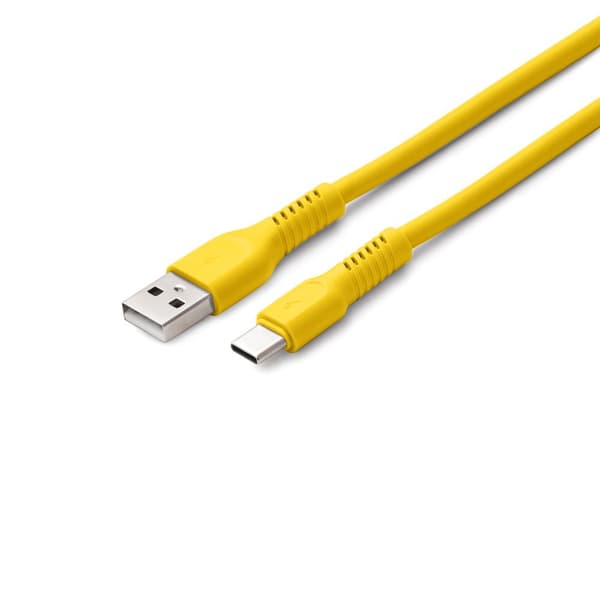 COLORUM kabel USB-A - USB-C 1,8m 3A CK60-AC-05 xYellow gul