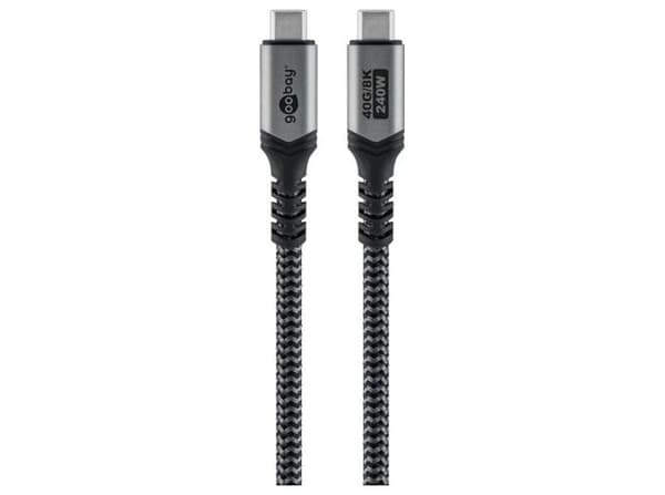goobay USB-C 4.0 Textile 1.5m kabel