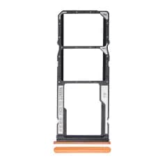 Dual Sim Card Tray For Xiaomi Redmi 9T / Note 9 4G / Poco M3 (Orange)