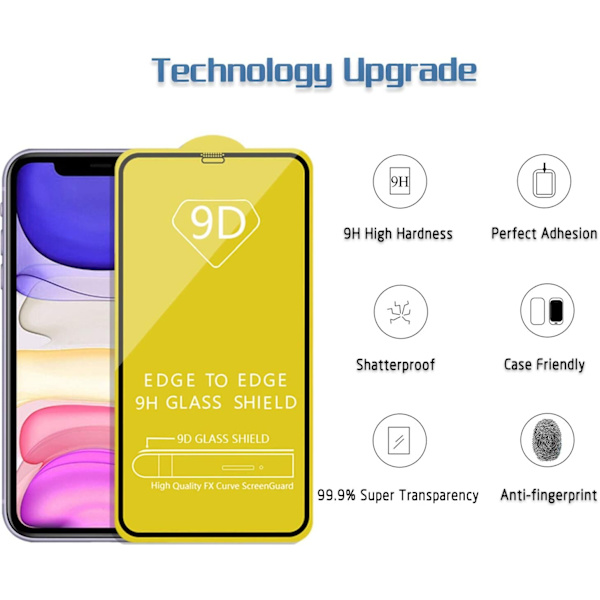 (2 Pack) Skärmskyddför  iPhone 11 Pro Max/XS Max