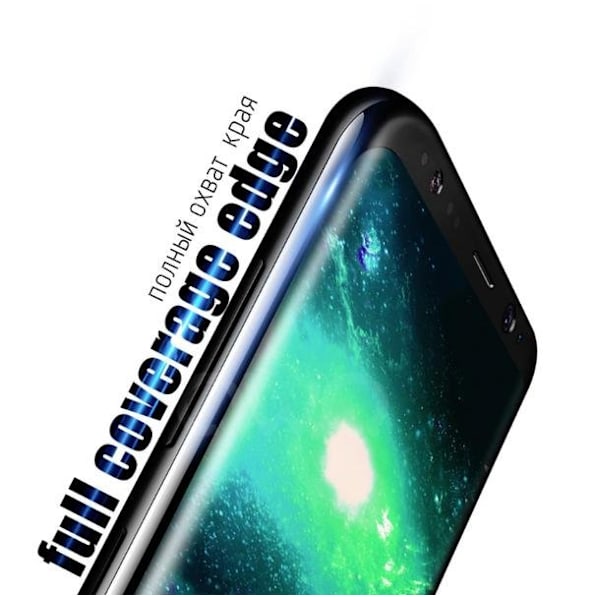 Härdat glas 10 D för Samsung S8 plus