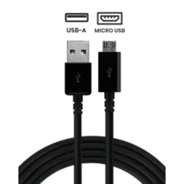 Micro USB till USB Typ A-kabel (Generisk) (Svart)