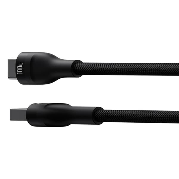 Baseus Flash 2 Laddningskabel USB till USB-C 100W 1m Klustersvart svart