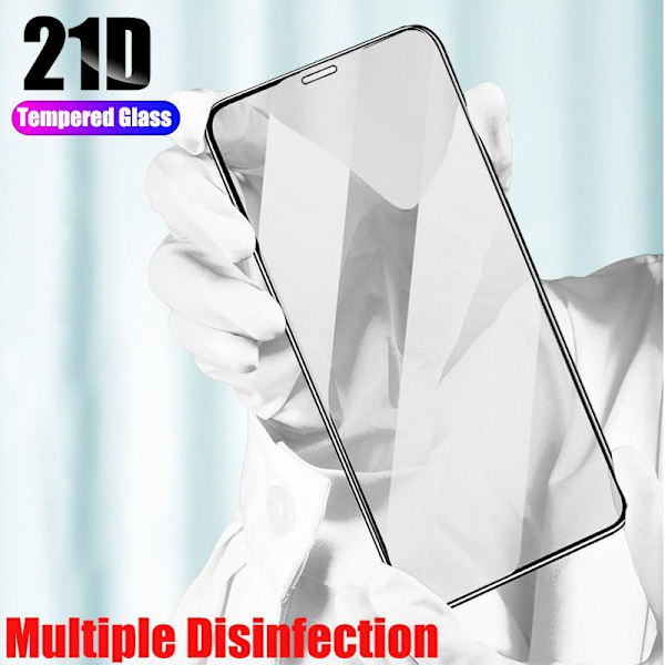 21D Heltäckande härdat glas för iPhone 12