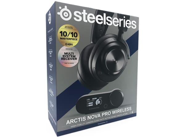 SteelSeries Arctis Nova Pro Wireless trådlös Trådlös headset-system svart