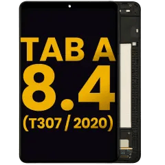 LCD-enhet med ram för Samsung Galaxy Tab A 8.4\" (T307 / 2020) (Renoverad)