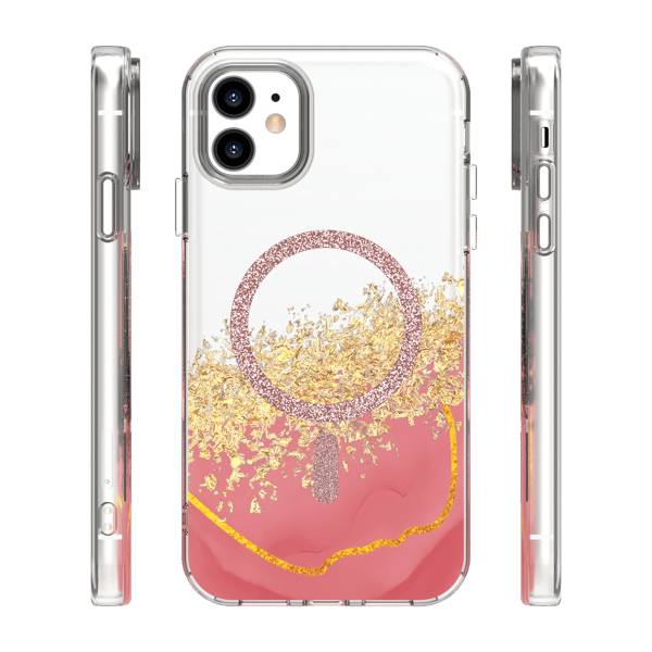 Epoxy Mag skal för iPhone 11 rosa