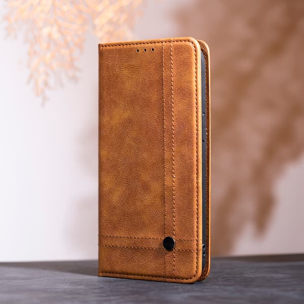Smart Seam fodral för Xiaomi Redmi Note 15 Pro Plus 5G (EU) brun