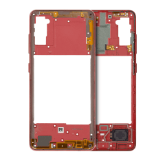 Mellanramshölje för Samsung Galaxy A41 (A415 / 2020) (Eftermarknad Plus) (Prism Crush Red)