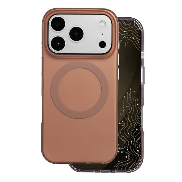 Tecto Shield Mistiq Mag skal för iPhone 17 Pro / 18 Pro brun