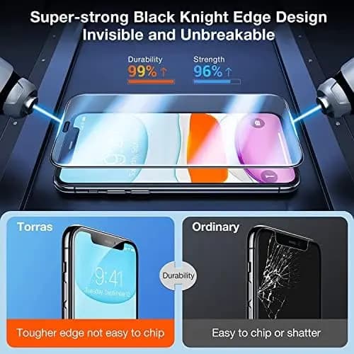 2-pack ESD extra starka heltäckande Skärmskydd för iPhone XR/11
