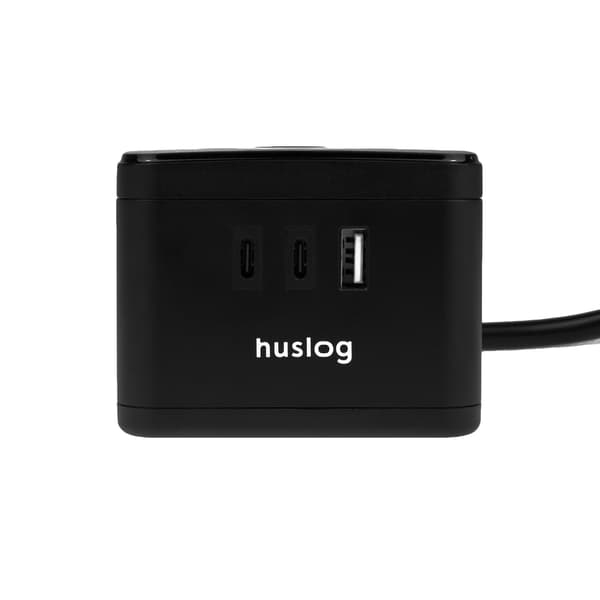 Huslog Cube förlängningssladd med LED