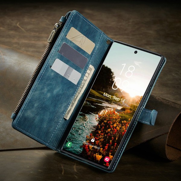 Caseme c30 foral för iphone 15 grön grön