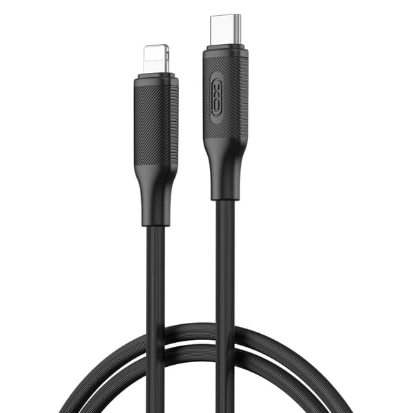 XO-kabel NB-Q265A PD USB-C - Lightning 1,0m 27W svart