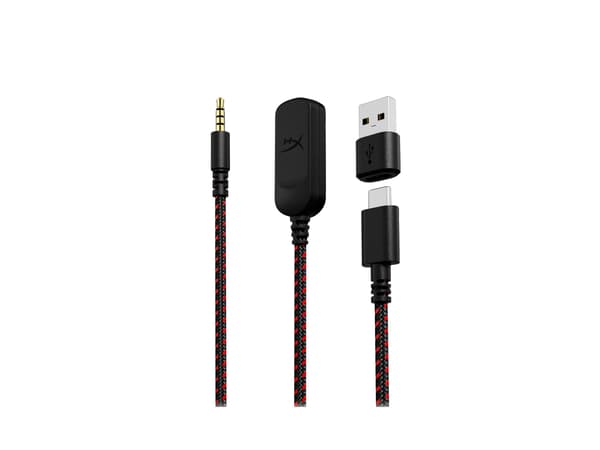 HyperX Cloud 3 Kablet hörlurar svart röd svart