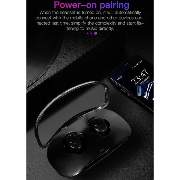 trådlösa XI8S TWS i hörlurar Bluetooth 5.0