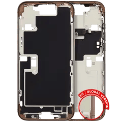 Mellanramshölje med smådelar för iPhone 16 Pro Max (EU / Global version) (Begagnad OEM-dragning: Klass B) (Desert Titanium)