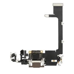 Laddningsport Flexkabel med kort för iPhone 11 Pro (Premium) (Guld)