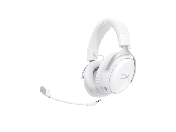 HyperX Cloud III S Wireless White Gaming trådlös hörlurar vit