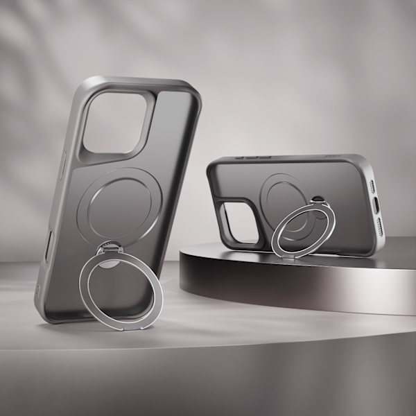 Etteri Matt Mag Ring Case for iPhone 17 Air Grey