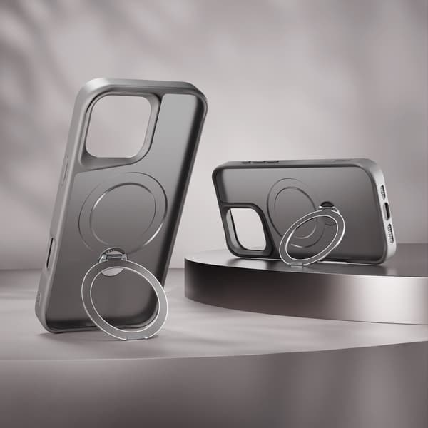 Etteri Matt Mag Ring skal för iPhone 17 Air grå