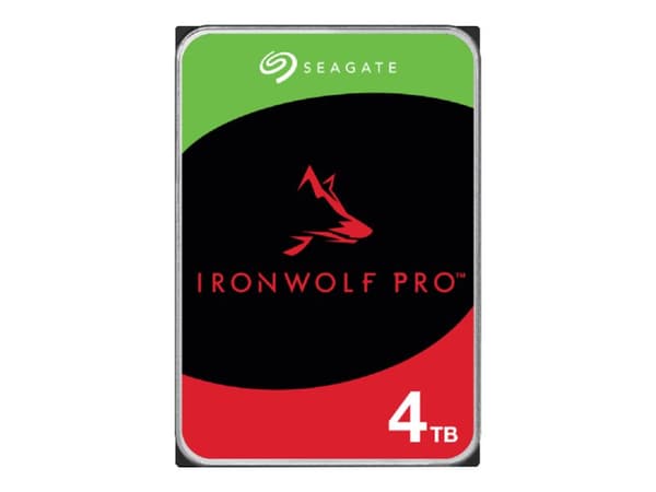 Seagate IronWolf Pro hårddisk ST4000NT001 4TB 3.5 SATA-600 7200rpm