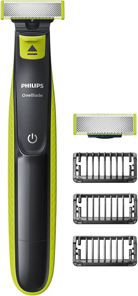 Philips OneBlade QP240 Barberhoved svart grön Sölv